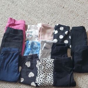 14 Pairs 3T Colorful Assorted Leggings Collection